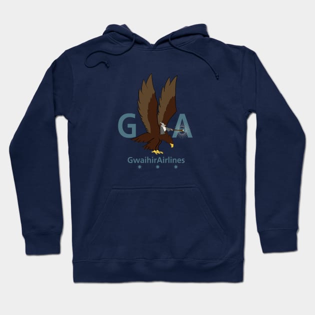 Gwaihir Airlines Hoodie by txesky